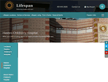 Tablet Screenshot of hasbrochildrenshospital.org